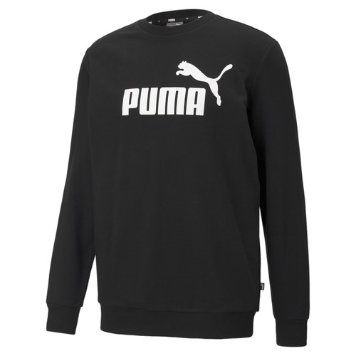 Свитшот PUMA Essentials Big Logo Crew Men’s Sweater, размер XS, черный