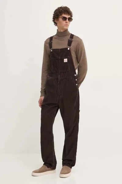 Джинсовый комбинезон Levi's, коричневый