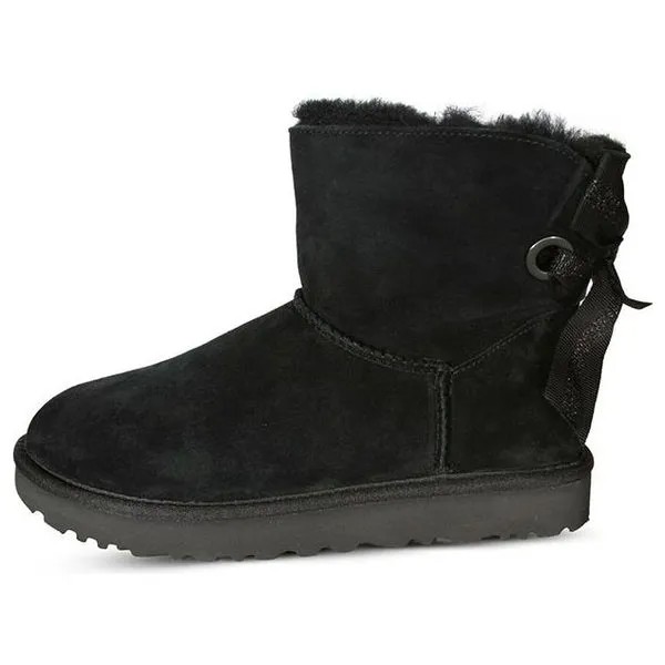 Зимние ботинки мини-бейли-бант Ugg, черный