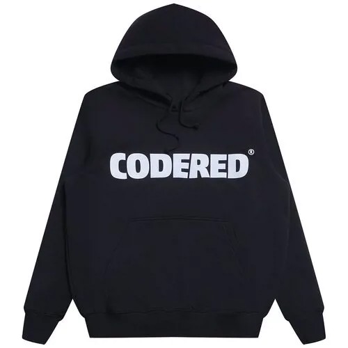 Толстовка CODERED Base Hoodie Wide Черный Oversize Logo R / M