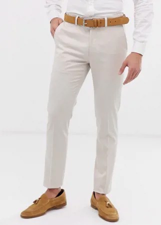 Светло-коричневые облегающие брюки Celio-Светло-коричневый