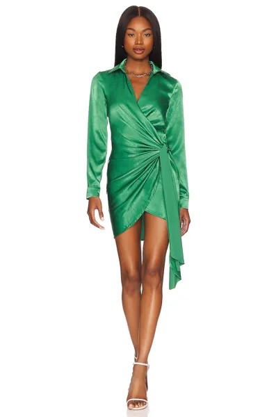 Платье мини superdown Sophie Draped, цвет Kelly Green