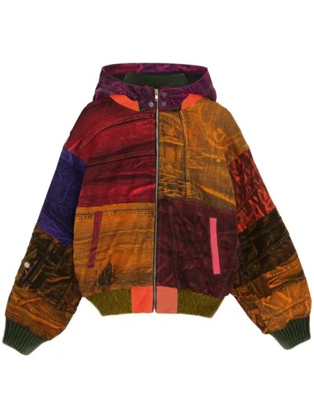 AGR джинсовый бомбер AW23, оранжевый
