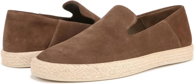 Кроссовки Vince Emmitt Slip-On Espadrille Loafers, цвет Hickory Brown Suede