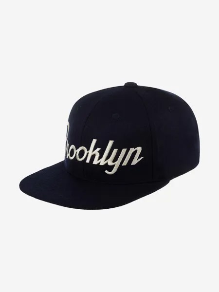 Бейсболка с прямым козырьком HOOD 100-MWL002-NY020-NY Brooklyn, NY (синий), Синий