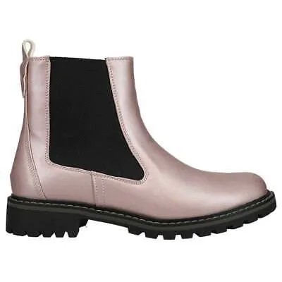 Женские розовые повседневные ботинки Corkys To Be Honest Round Toe Chelsea Boots 80-9971-P