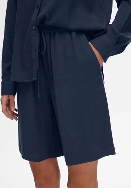 Шорты SLFVIVA NOOS Selected Femme, цвет Mottled Dark Blue