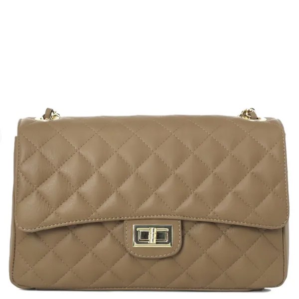 Сумка женская Pierre Cardin 1371 светло-коричневый, 16х28х9 см