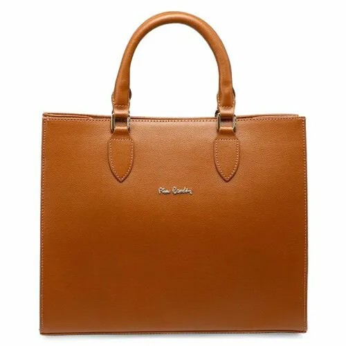 Сумка тоут Pierre Cardin, коричневый