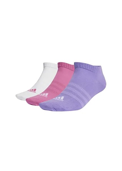 Фуксия - белые спортивные носки унисекс Adidas