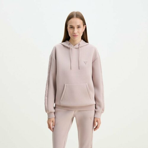 Худи GUESS, размер S, розовый, серый