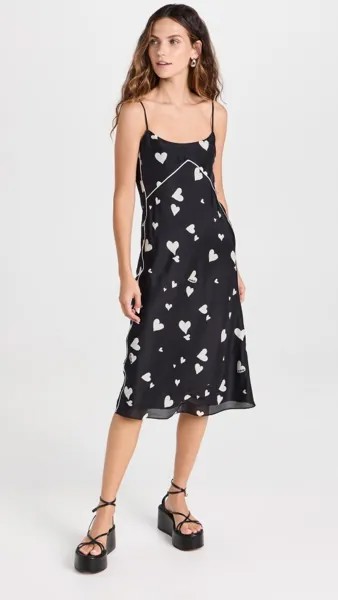 Платье Marni Bunch of Hearts, черный