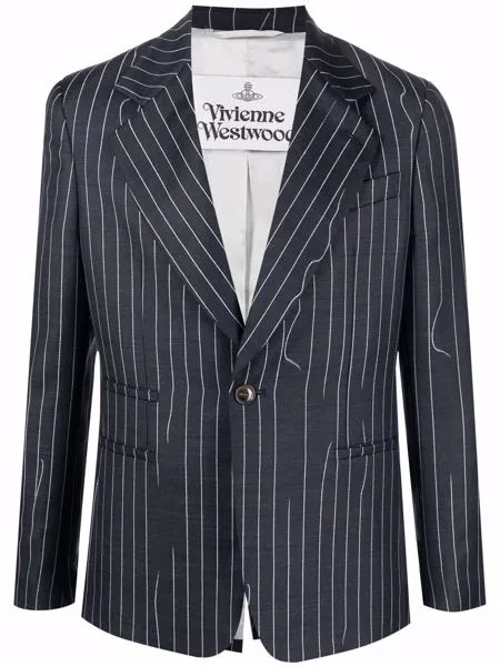 Vivienne Westwood однобортный пиджак в полоску