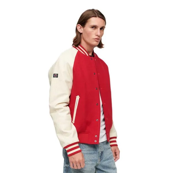 Куртка Superdry College Varsity Bomber, красный