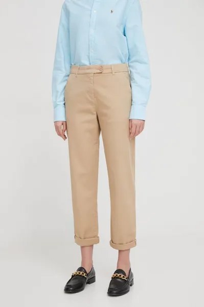 Брюки United Colors of Benetton, бежевый
