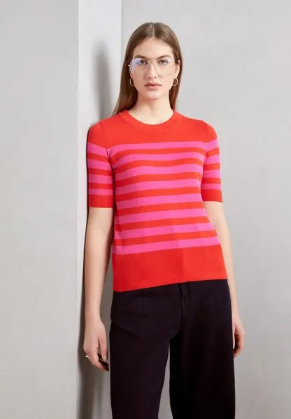 Вязаный свитер CREW Esprit, цвет red