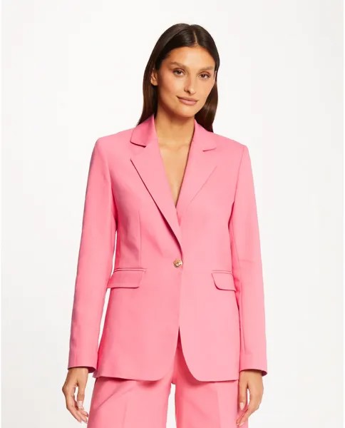 Женский приталенный пиджак на пуговицах Morgan, розовый
