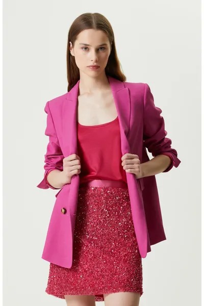 Пиджак цвета фуксии Network, розовый