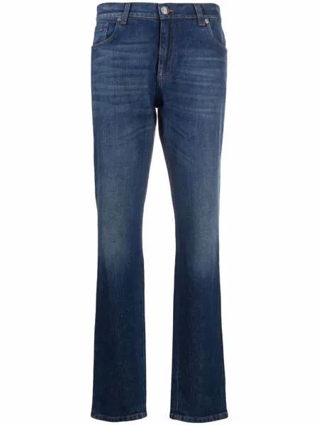 Billionaire джинсы прямого кроя с контрастной строчкой