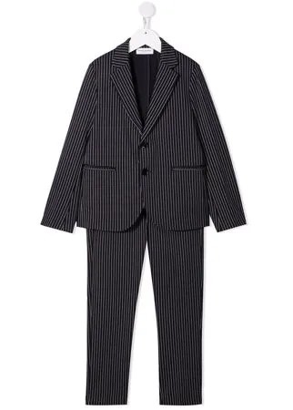 Paolo Pecora Kids костюм-двойка в тонкую полоску