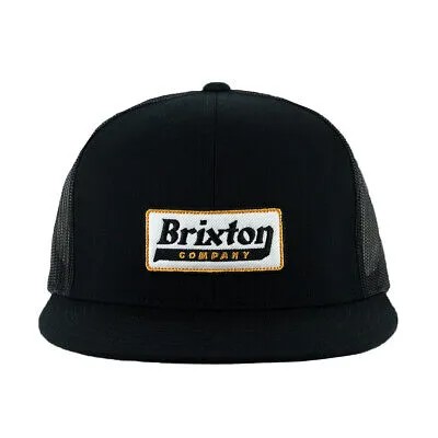 Brixton Steadfast HP Mesh Hat Snapback (черный) 6-панельная кепка