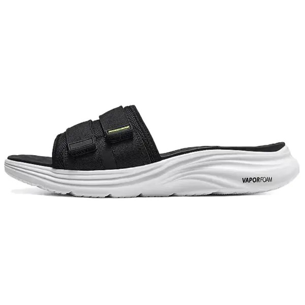 Спортивные шлепанцы мужские черные Skechers