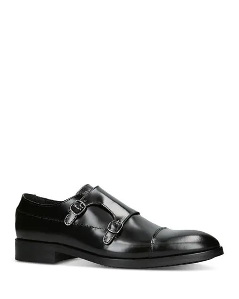 Мужские модельные туфли Hunter с двойной пряжкой и ремешком KURT GEIGER LONDON, цвет Black