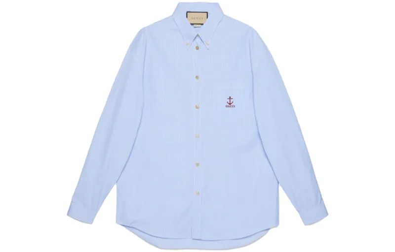Женская рубашка GUCCI, цвет Blue