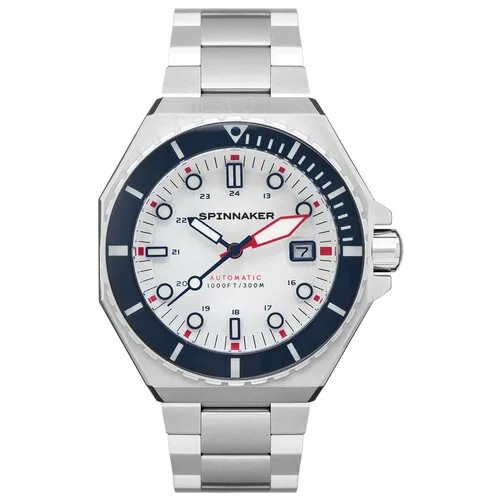 Наручные часы SPINNAKER SP-5081-HH, серебряный, белый