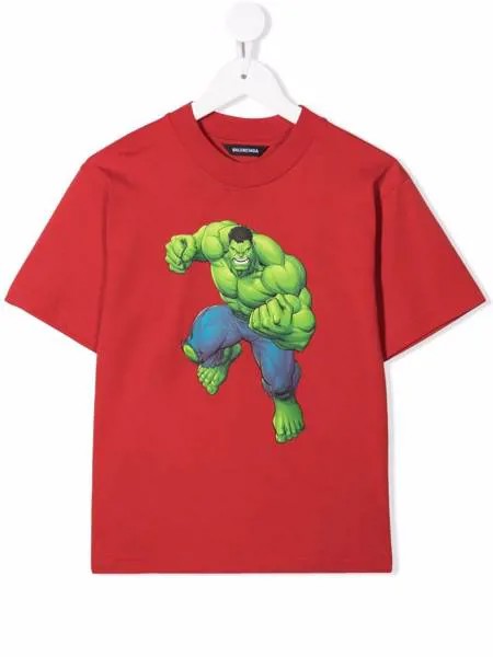 Balenciaga Kids футболка Hulk с короткими рукавами
