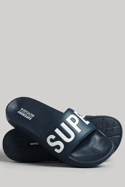 Шлепанцы для бассейна Code Vegan Superdry, синий