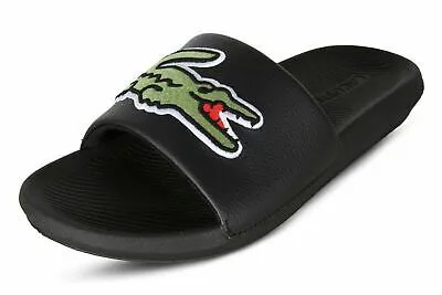 Мужские сандалии Lacoste Croco Slide 319 4 US Черные зеленые 7-38CMA00731B4