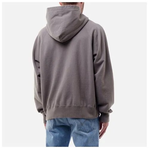 Мужская толстовка Edwin Raglan-Sleeve Zip Hoodie серый , Размер S