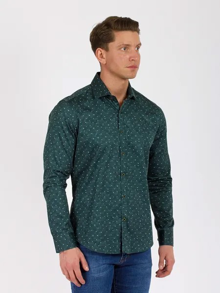 Рубашка мужская DAIROS GD81100432 зеленая M