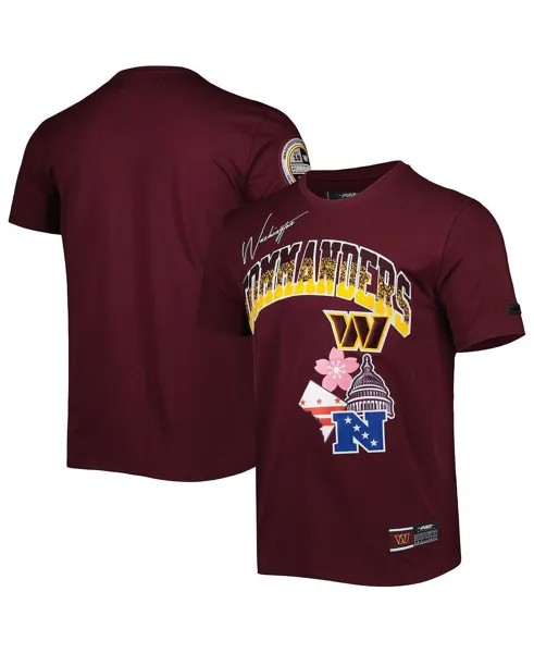 Мужская бордовая футболка Washington Commanders Hometown Collection Pro Standard