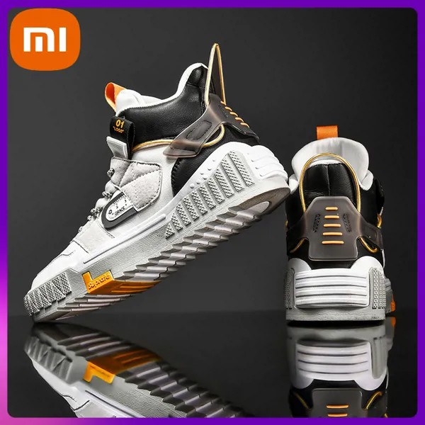 Кроссовки Xiaomi мужские теннисные, роскошные кеды, повседневная обувь для тренировок, гонок, белые лоферы, обувь для бега