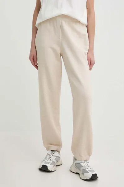 Спортивные брюки из хлопка Pinko, бежевый