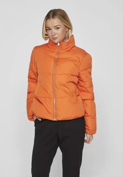 Зимняя куртка VILA VITATE LS PUFFER NOOS, цвет burnt orange