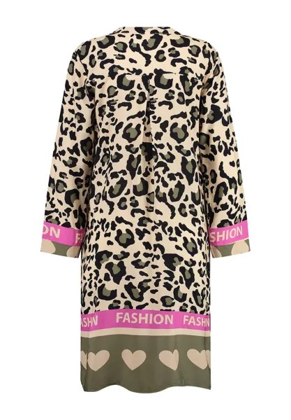 Повседневное платье SAVANNA V-NECK Key Largo, хаки