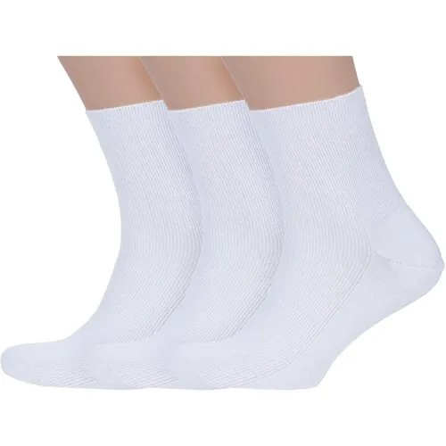 Носки Dr. Feet, 3 пары, размер 25, белый
