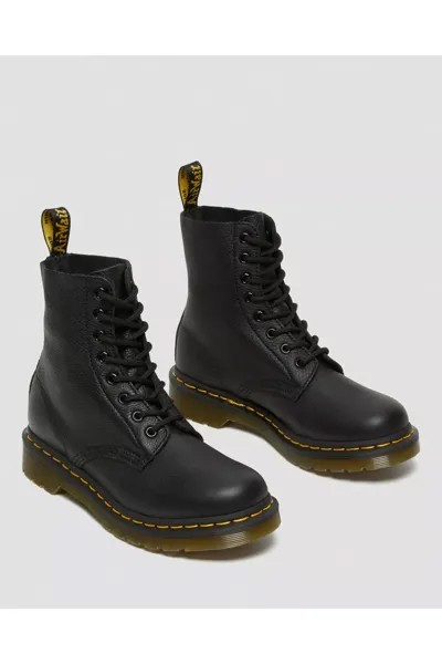 Ботильоны - Черный - На плоской подошве Dr. Martens, черный