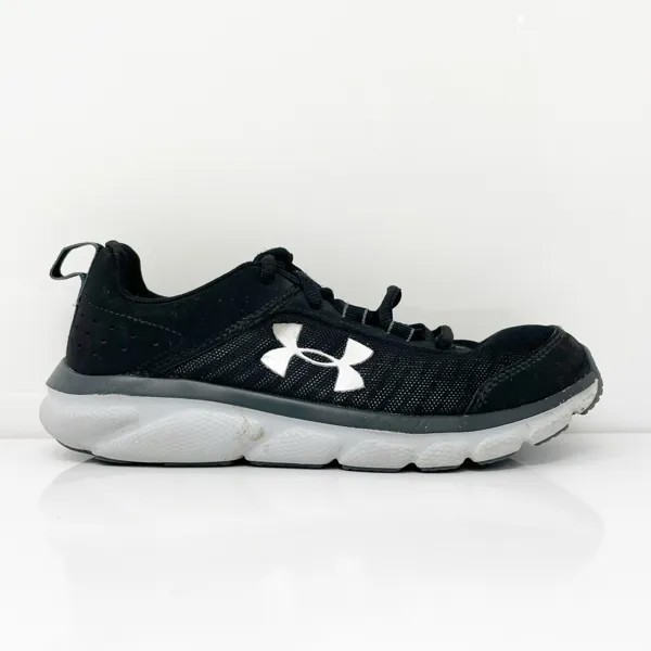 Under Armour Girls Assert 8 3022100-001 Черные кроссовки для бега Размер 4Y