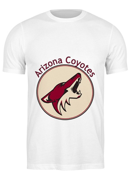 Футболка унисекс Printio Arizona coyotes белая S