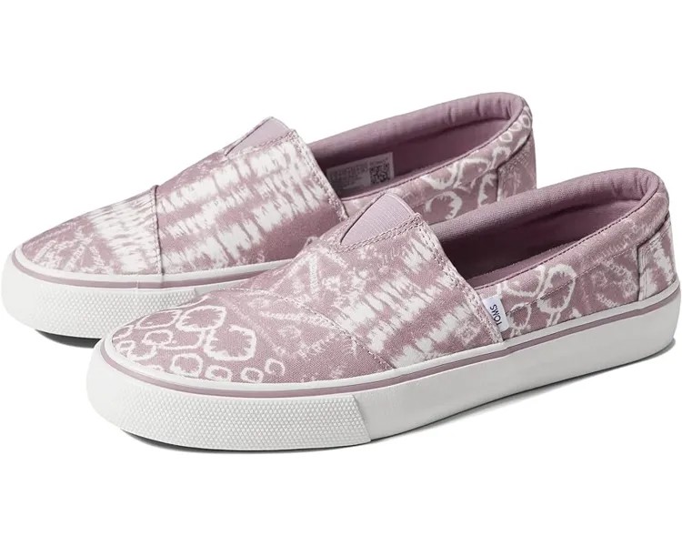 Кроссовки TOMS Slip-On Sneakers, цвет Elderberry Patchwork Batik