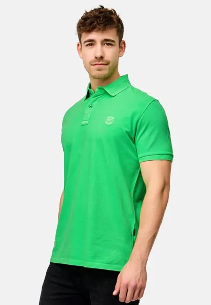 Рубашка поло REGULAR FIT INDICODE JEANS, неоновый зеленый