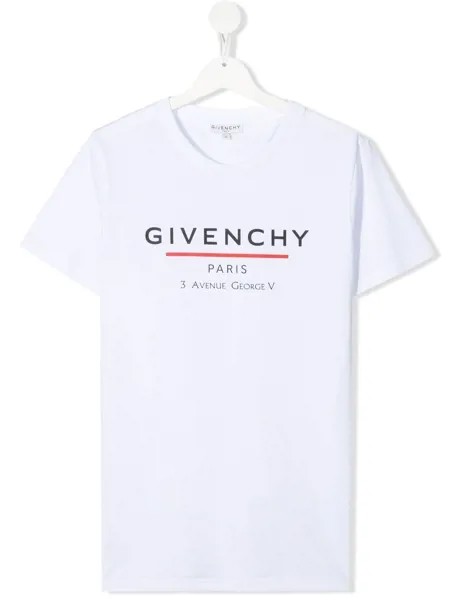 Givenchy Kids футболка с логотипом