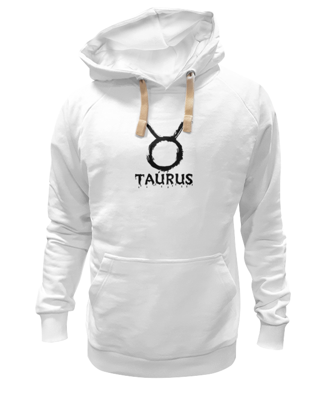 Худи Printio Телец. белое 2XL