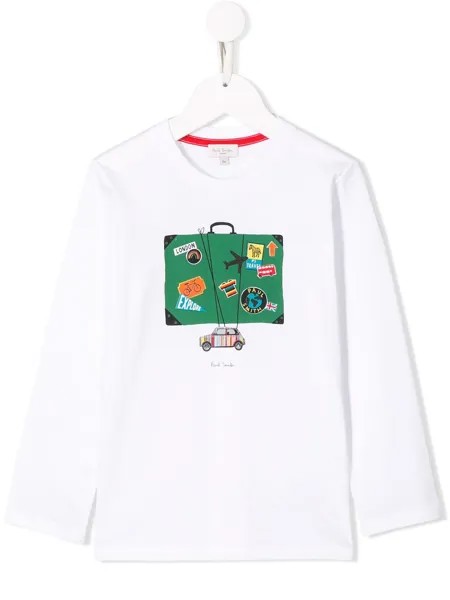 Paul Smith Junior футболка с принтом