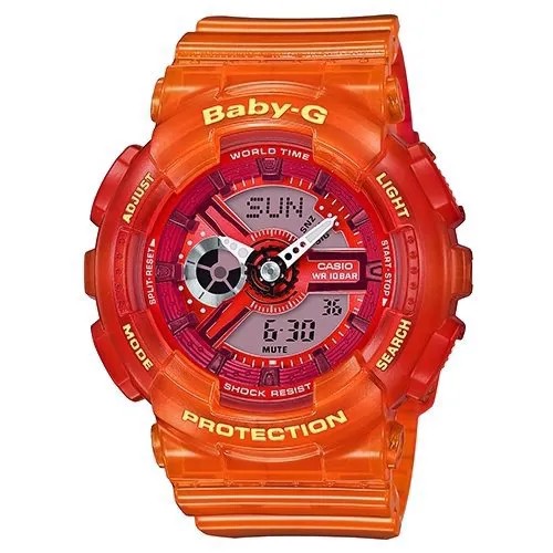 Наручные часы CASIO, оранжевый