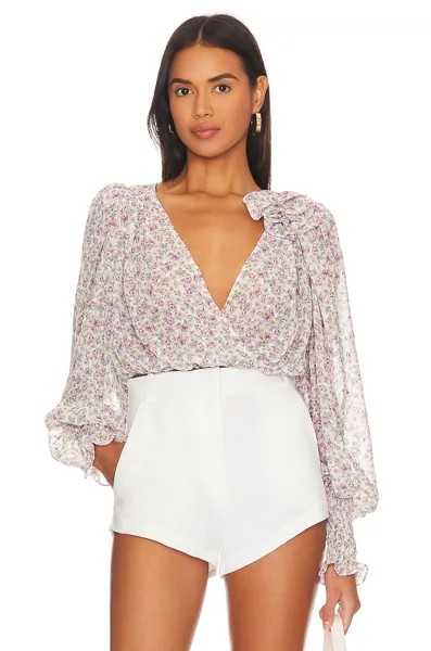 Топ For Love & Lemons Milani, цвет White Multi